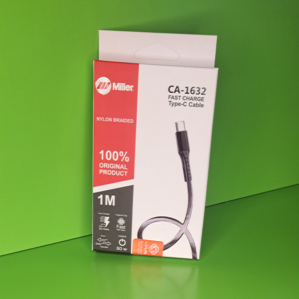 کابل دیتا تایپ سی میلر فست شارژ