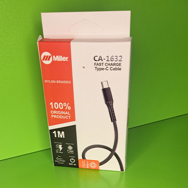 کابل فست شارژ تایپ سی میلر ca-1632