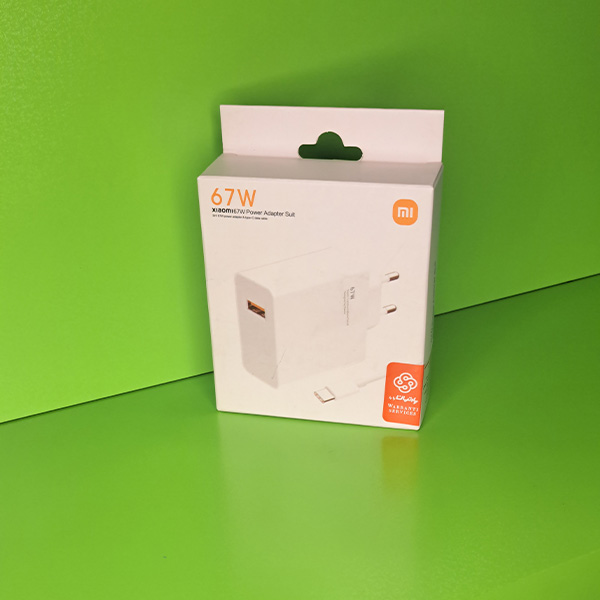 شارژر شیائومی 67 وات + کابل تایپ سی