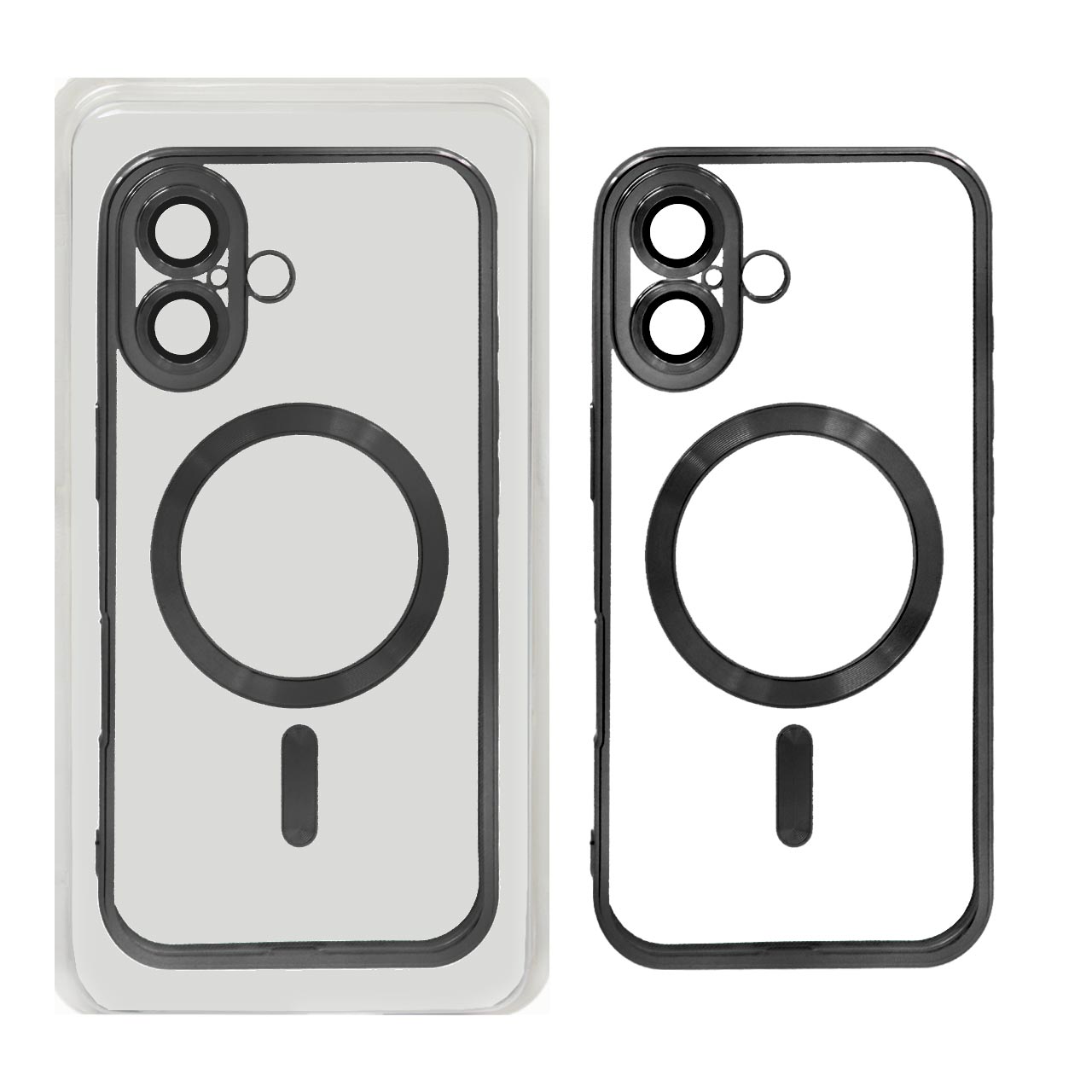 قاب مگ سیف لنزدار 16 نرمال مشکی