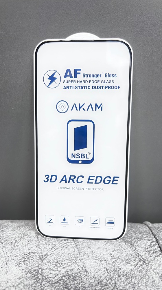 محافظ صفحه نمایش اکام(AKAM)فول کاور مناسب ایفون 15پرو