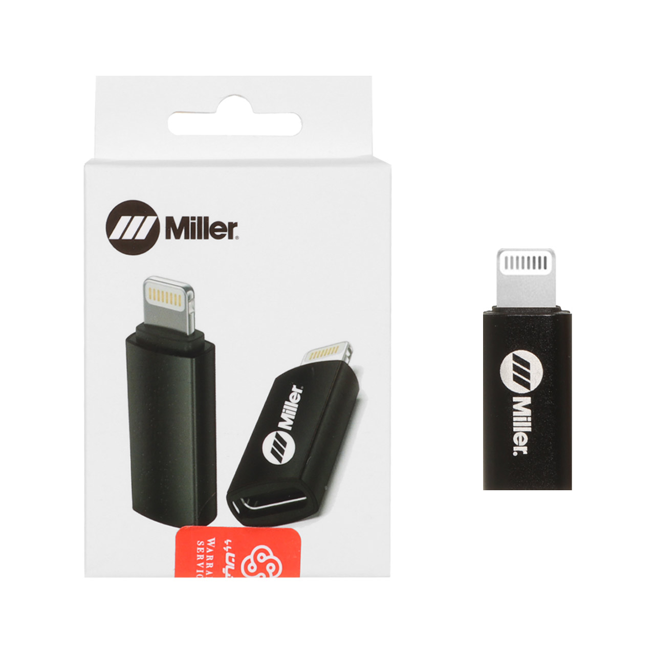 تبدیل Miller TYPE-C TO Lightning مدل MO-209 - مشکی