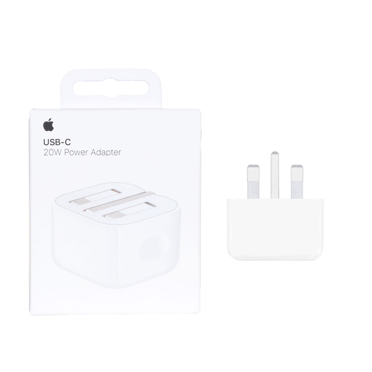 شارژر دیواری 3 پین آیفون USB-C مدل 20W B/A - سفید (گارانتی 18 ماهه شرکتی)  - MMS - High Copy