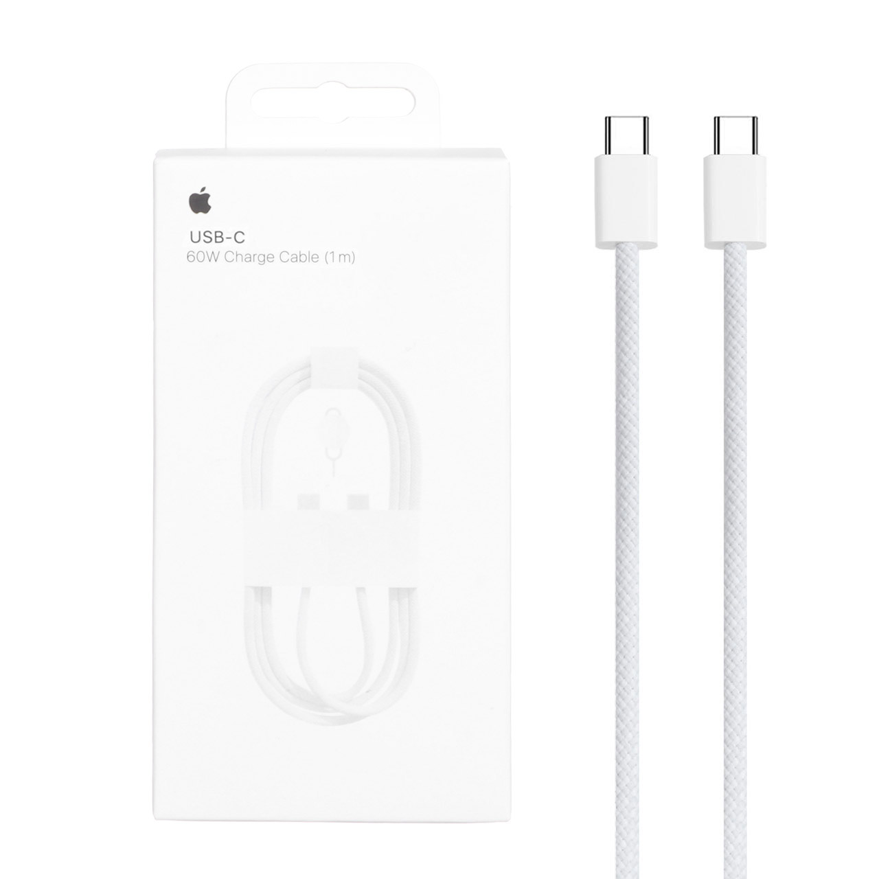 کابل شارژ آیفون 16 مدل MQKJ3ZM/A - سفید - اصل چین - MMS